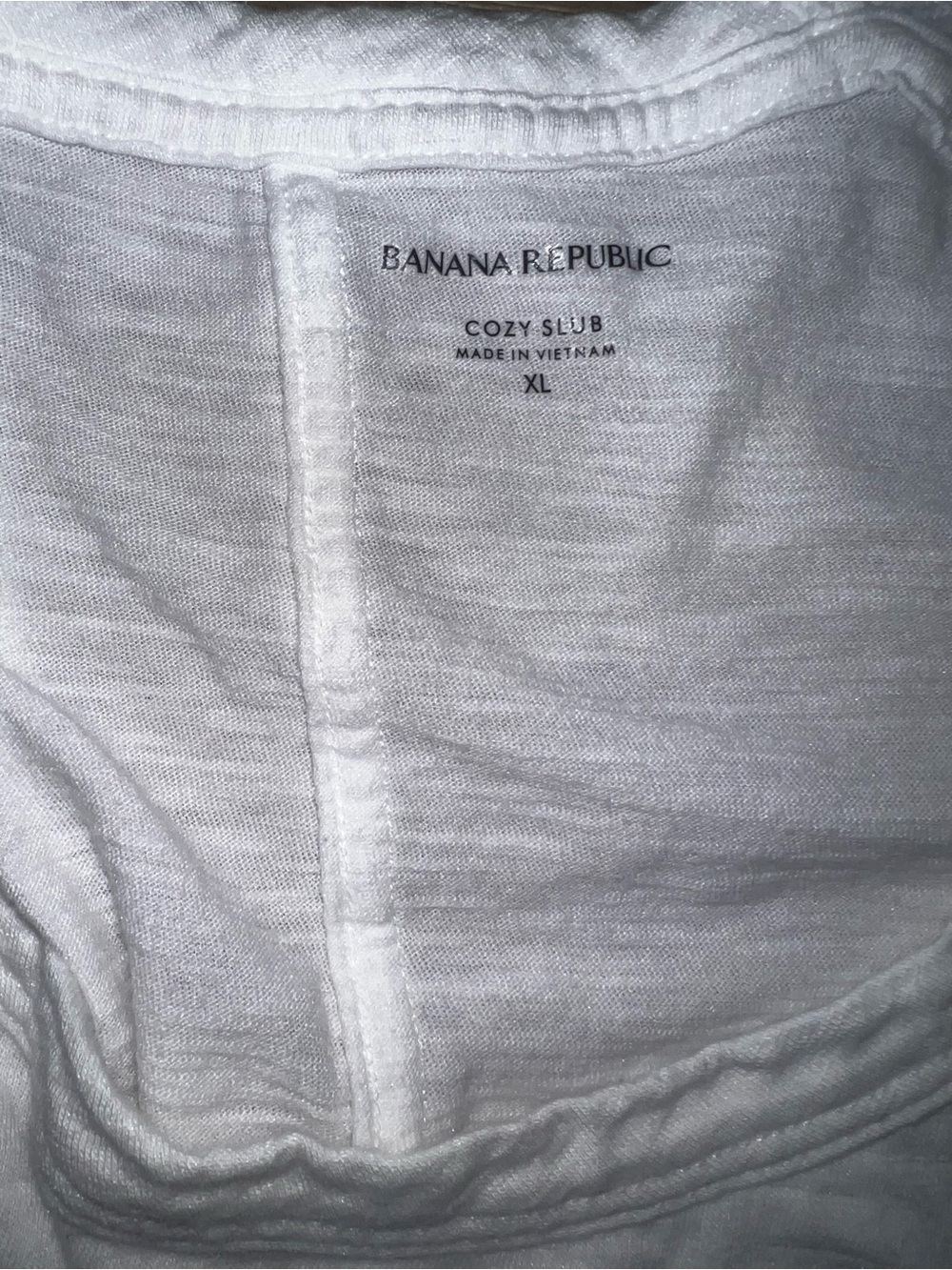 Banana Republic White Long-Sleeve Scoop Neck Women’s Top -size XL - Picture 2 of 3